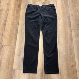 🌟EILEEN FISHER🌟 5 POCKET COTTON TENCEL STRETCH CORDUROY PANTS GRAY SZ 8